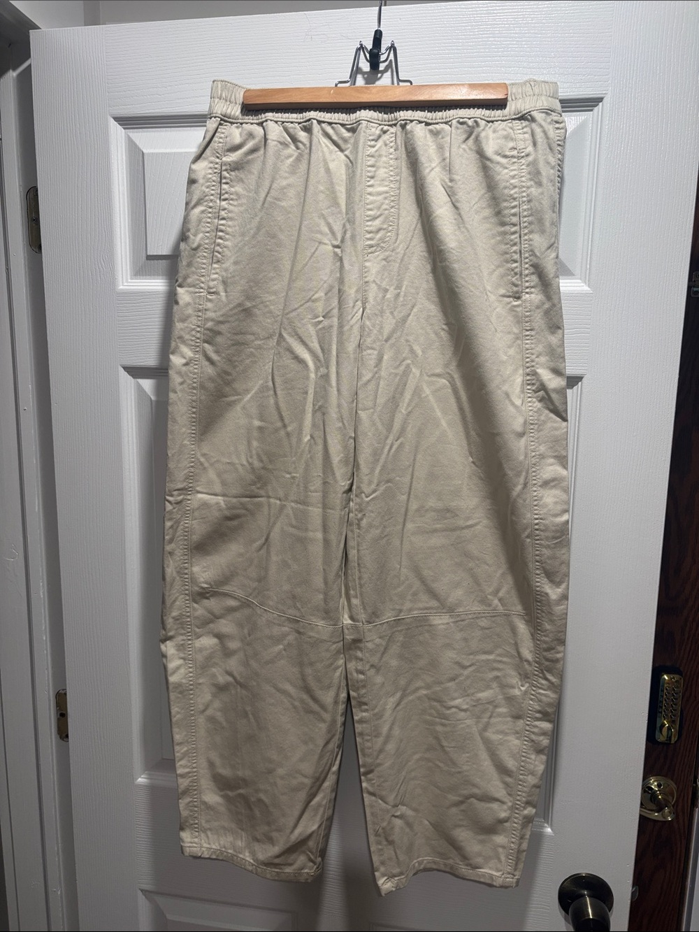 LOFT Barrel-Leg Utility Pants — Size M — NWT